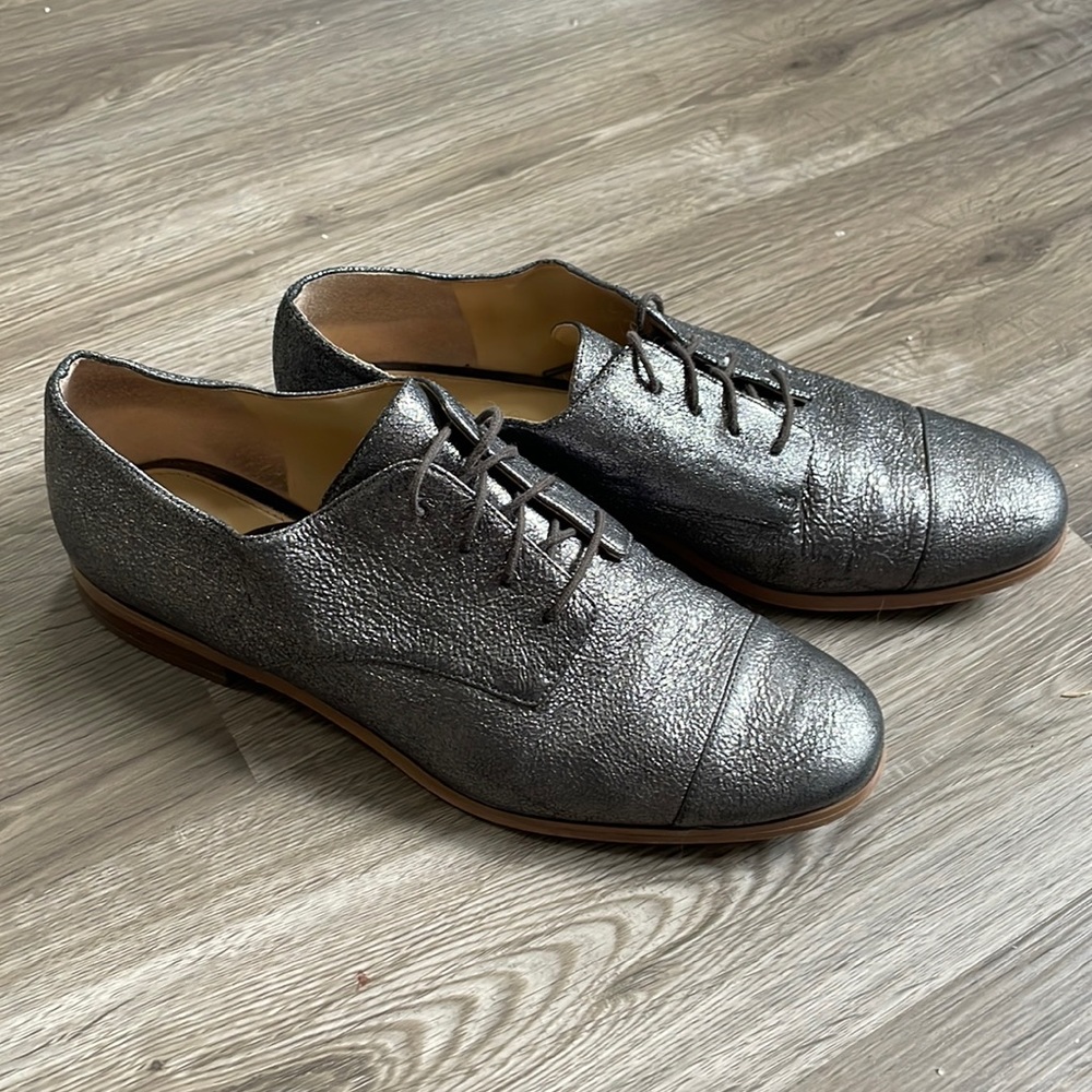 Michael Kors Metallic Oxfords